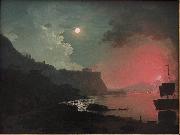 Vesuvius from Posxllipo Joseph wright of derby